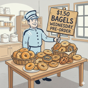 Wednesday - $1.50 Bagel Pre-Order Form